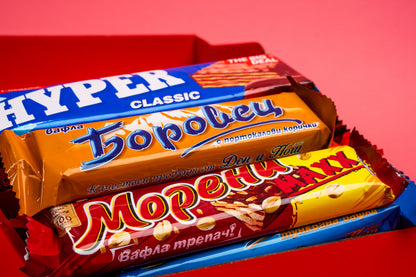Bulgarian Chocolate Wafer Bars 6 Pack - Bulgarian Snacks