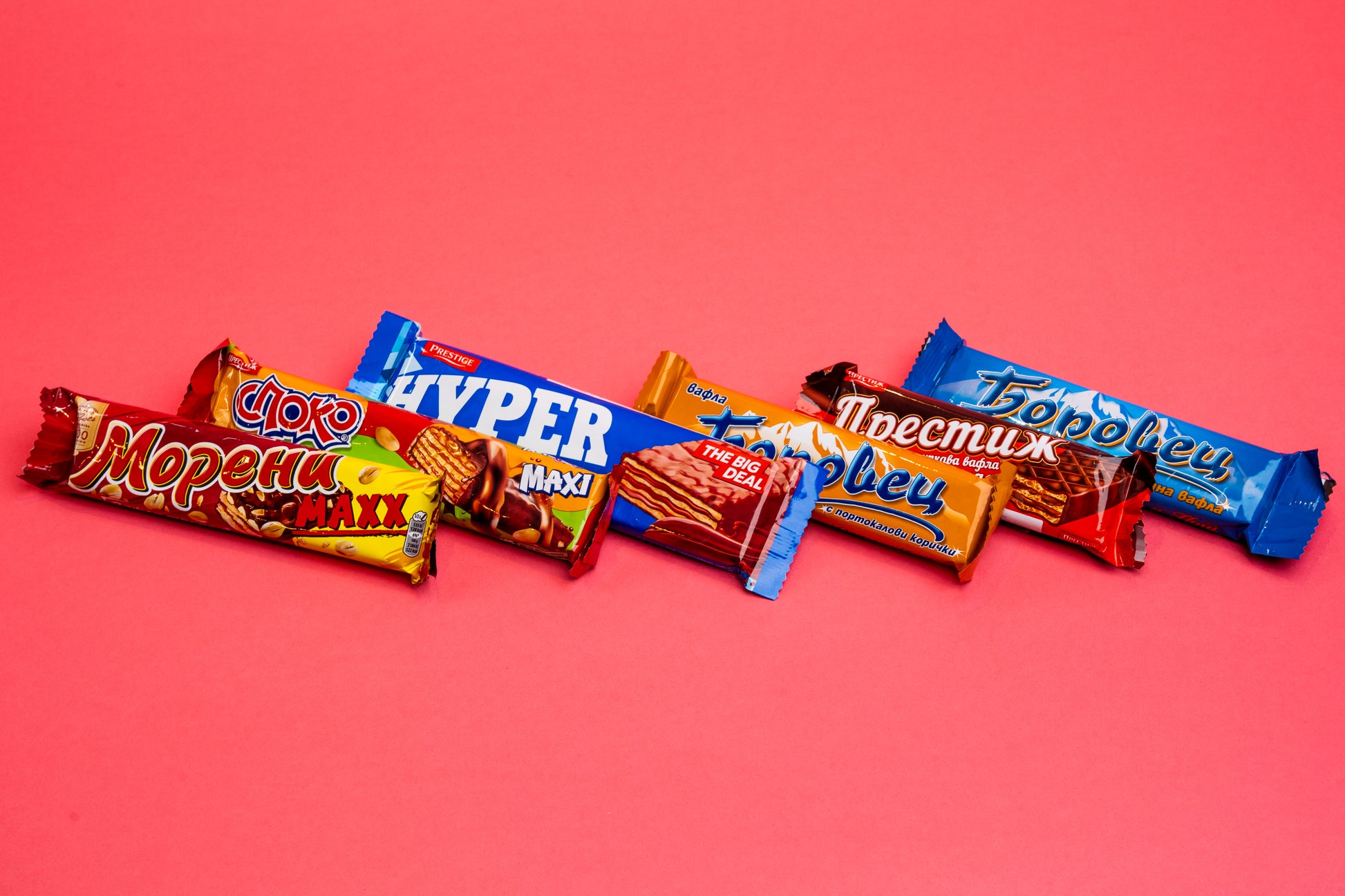 Bulgarian Chocolate Wafer Bars 6 Pack - Bulgarian Snacks