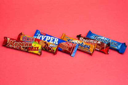 Bulgarian Chocolate Wafer Bars 6 Pack - Bulgarian Snacks