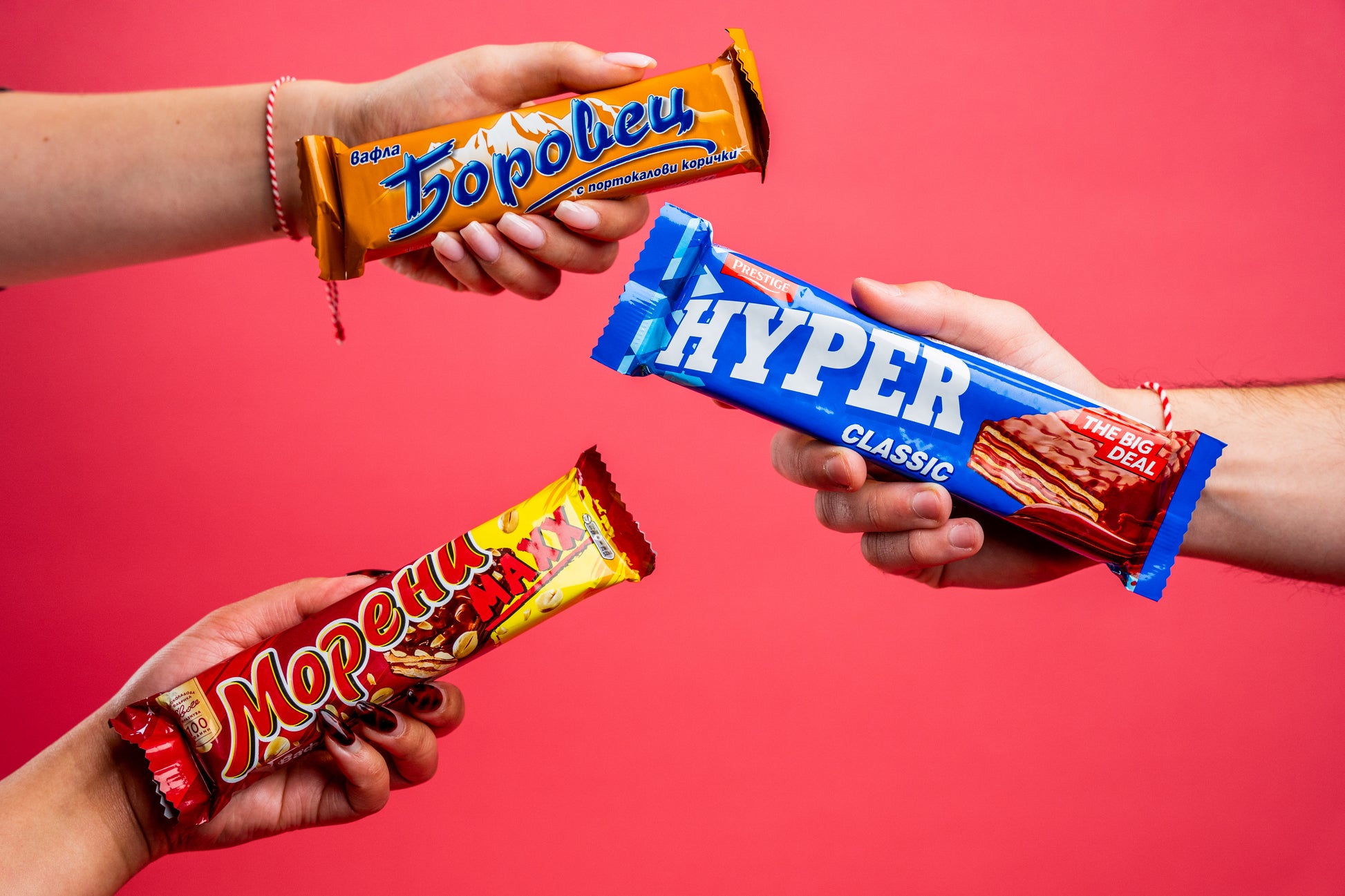 Bulgarian Chocolate Wafer Bars 6 Pack - Bulgarian Snacks