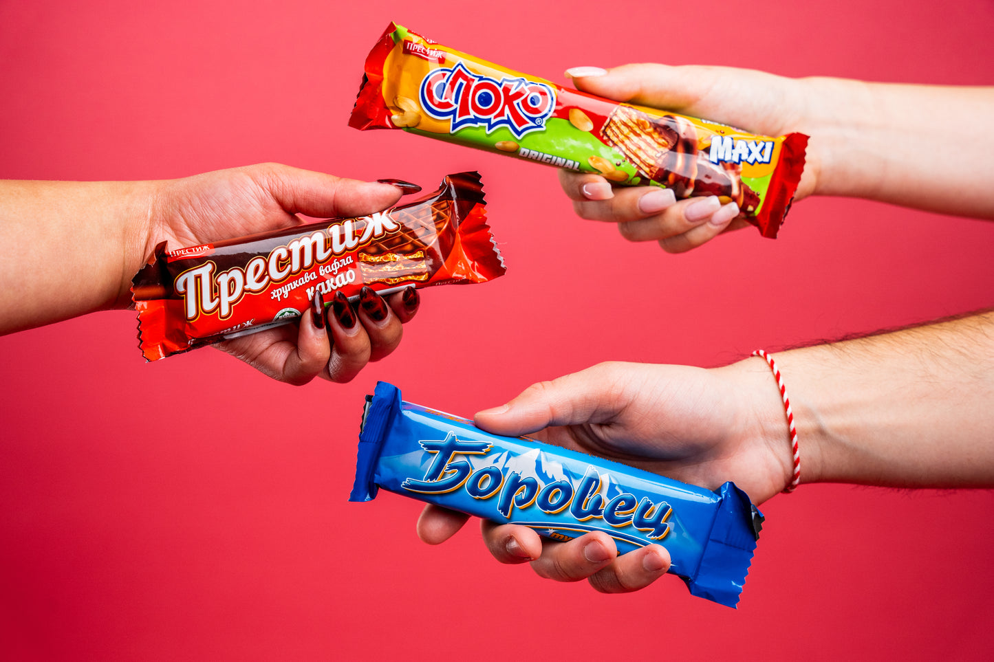 Bulgarian Chocolate Wafer Bars 6 Pack - Bulgarian Snacks
