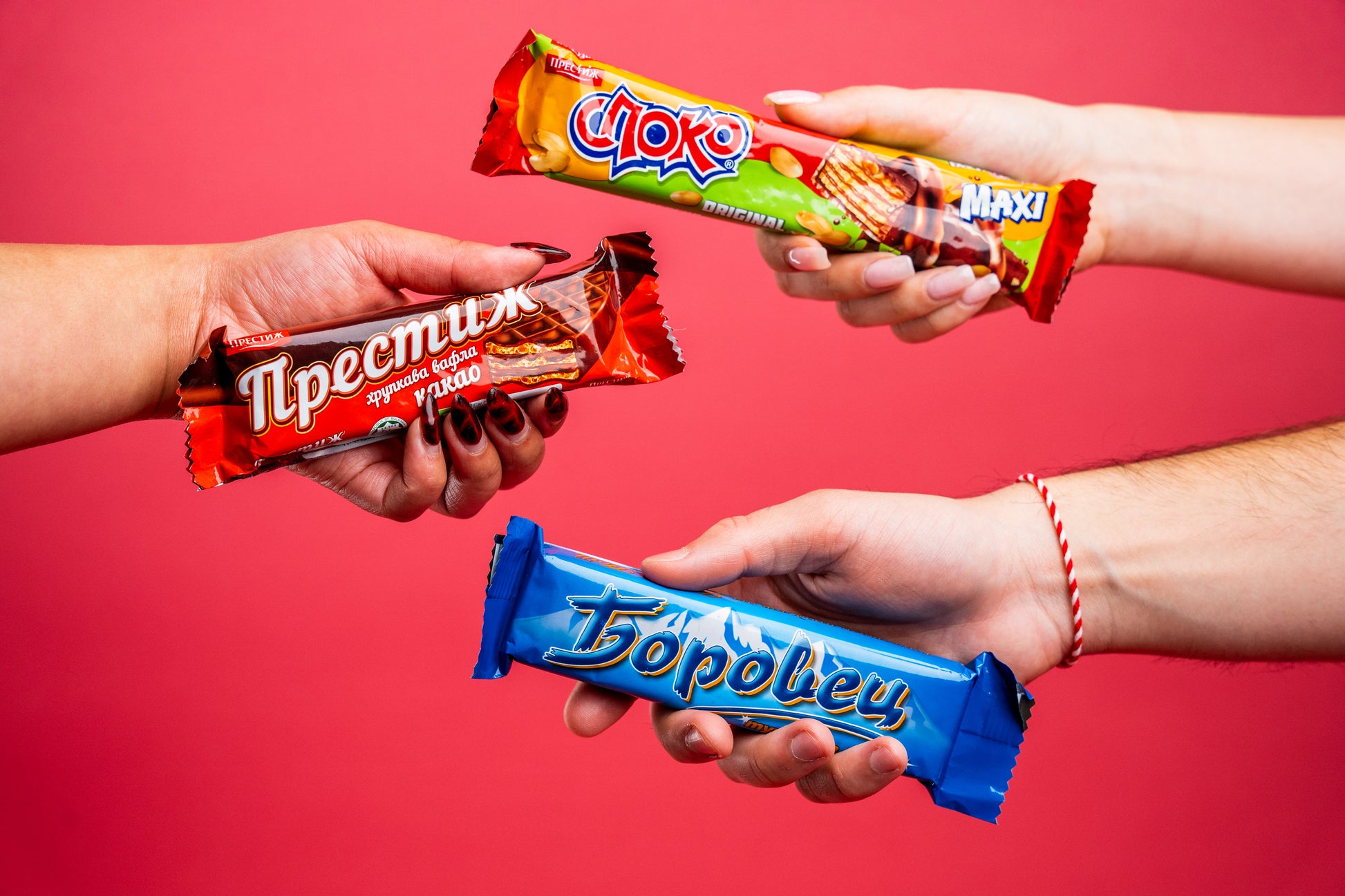 Bulgarian Chocolate Wafer Bars 6 Pack - Bulgarian Snacks