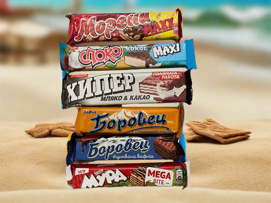 Bulgarian Chocolate Wafer Bars Pack - Bulgarian Snacks